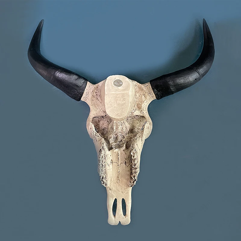 Artificial Cow Skull Sheep Skull Wall Decor Handmade Farmhouse Decor Wall SculptureFor Home Bar Restaurant Decoration