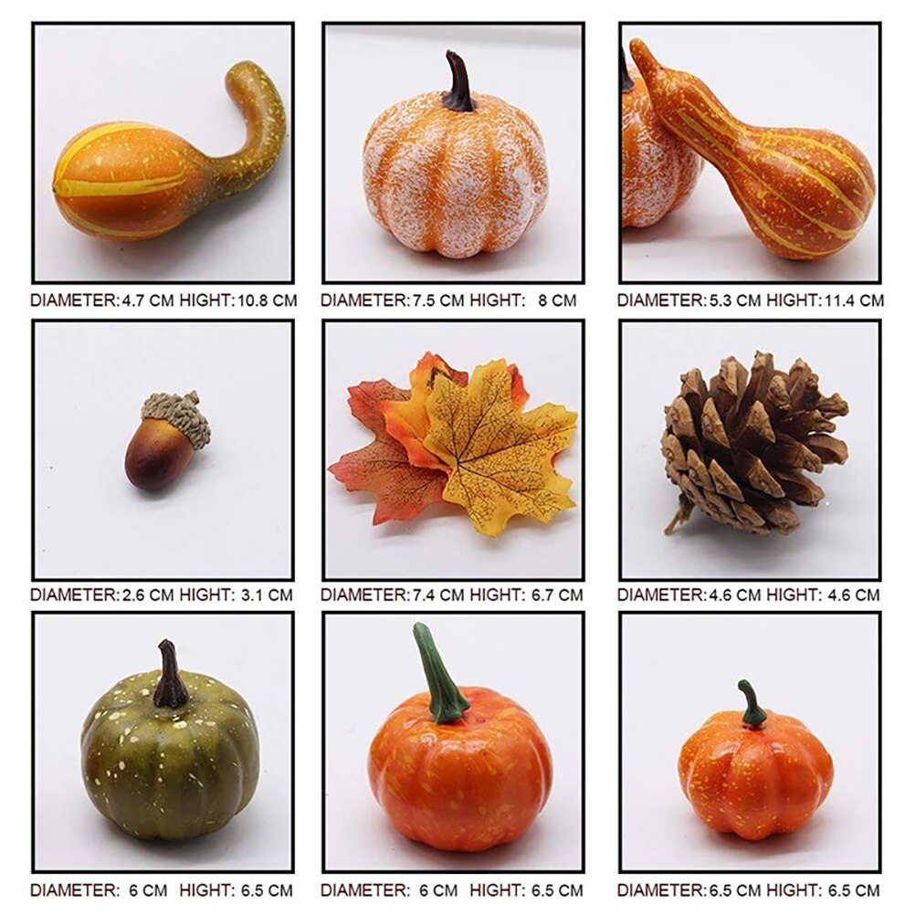 Artificial Fall Harvest Decor (50pcs) Artificial Fall Harvest Decor (50pcs)