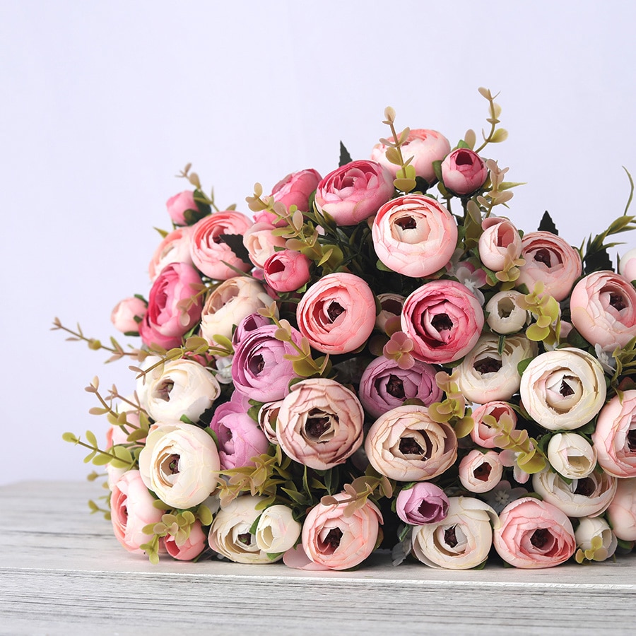 Artificial Flower Bouquet Silk Flowers