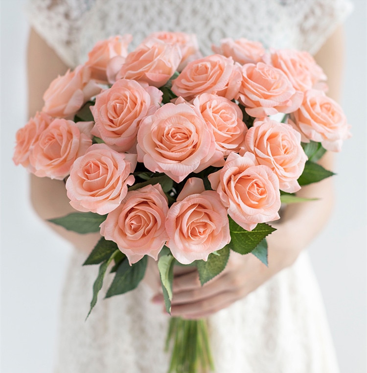 Artificial Flowers Rose Real Touch Artificial Flowers Rose Real Touch