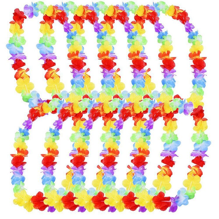 Artificial Hawaiian Flower Garlands (20 Pcs) Artificial Hawaiian Flower Garlands (20 Pcs)