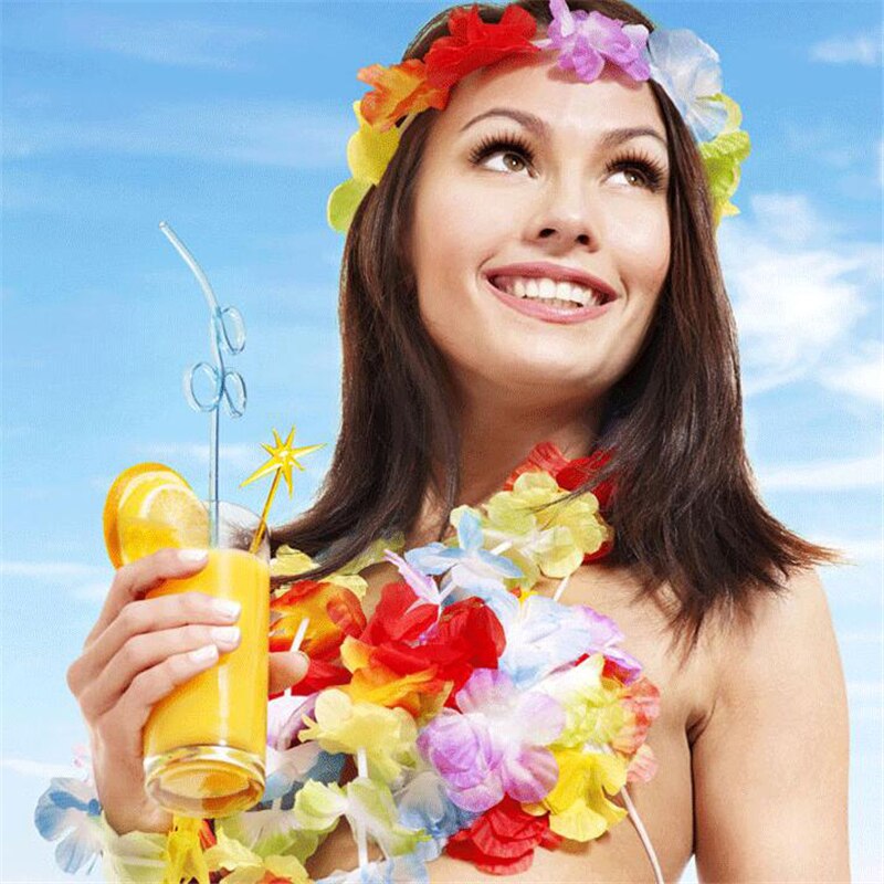 Artificial Hawaiian Flower Garlands (20 Pcs) Artificial Hawaiian Flower Garlands (20 Pcs)