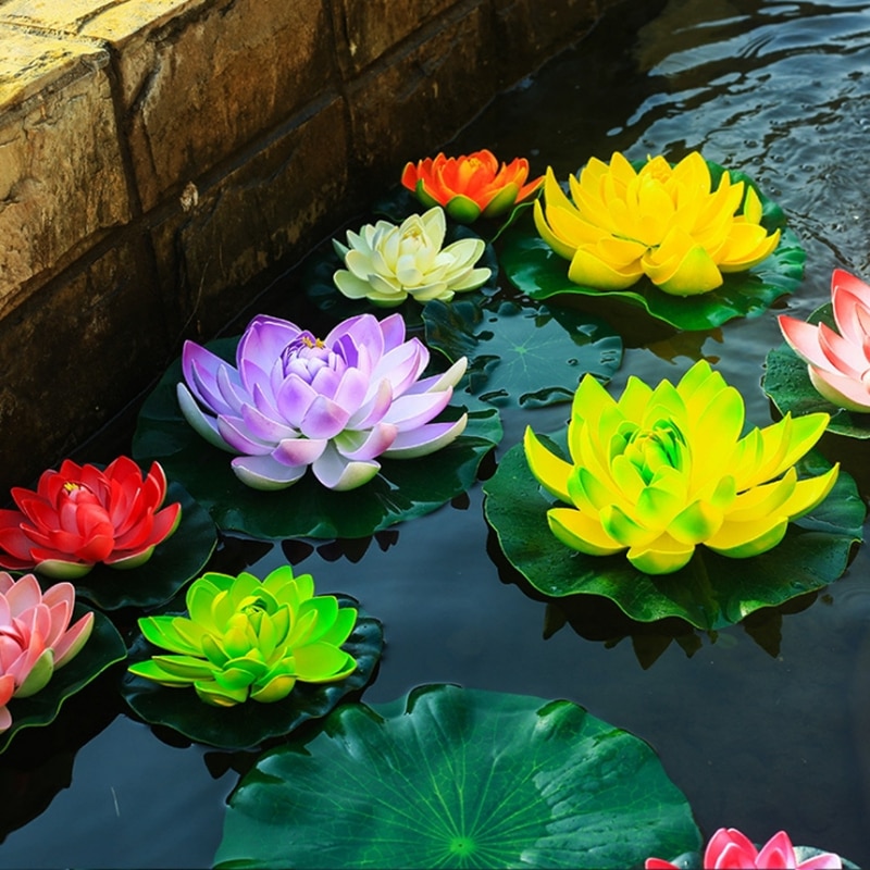 Artificial Lotus Flower Floating Decor Artificial Lotus Flower Floating Decor