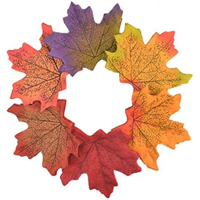 Artificial Maple Leaves Party Decoration (50Pcs) Artificial Maple Leaves Party Decoration (50Pcs)
