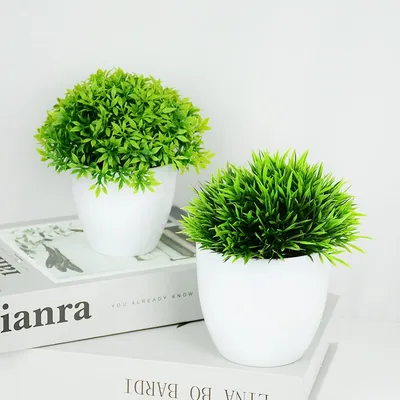 Artificial Plastic Potted Plant Artificial Plastic Potted Plant