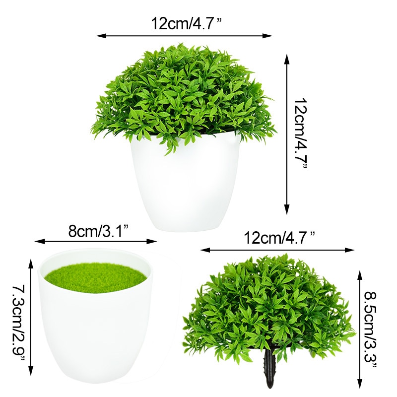 Artificial Plastic Potted Plant Artificial Plastic Potted Plant