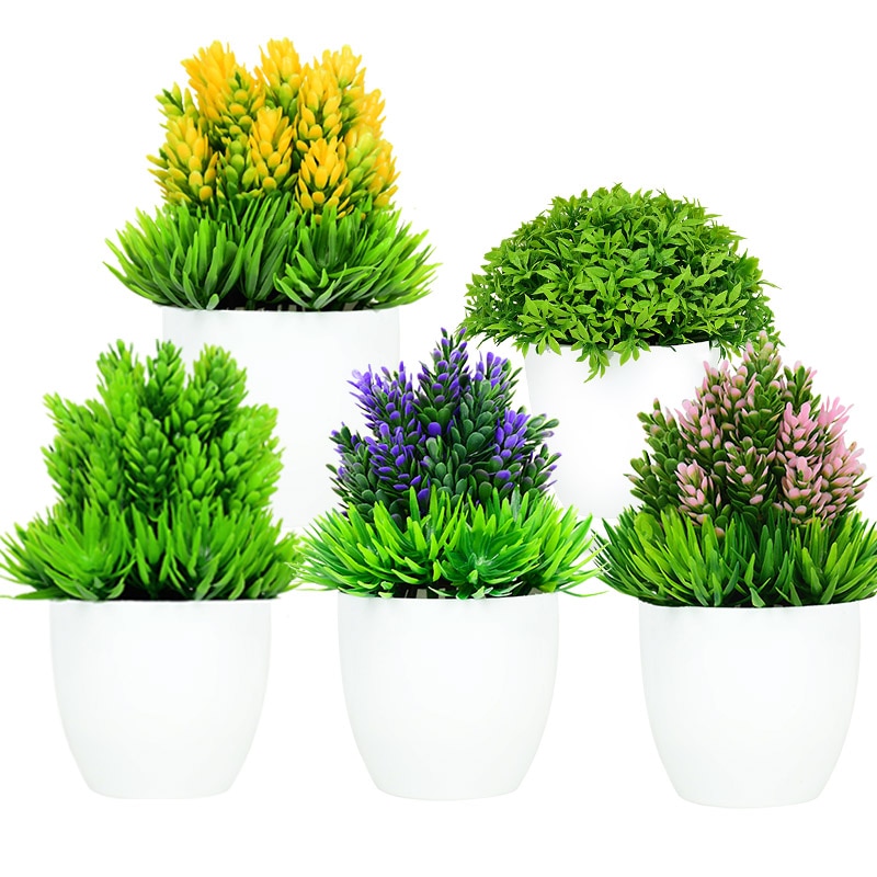 Artificial Plastic Potted Plant Artificial Plastic Potted Plant