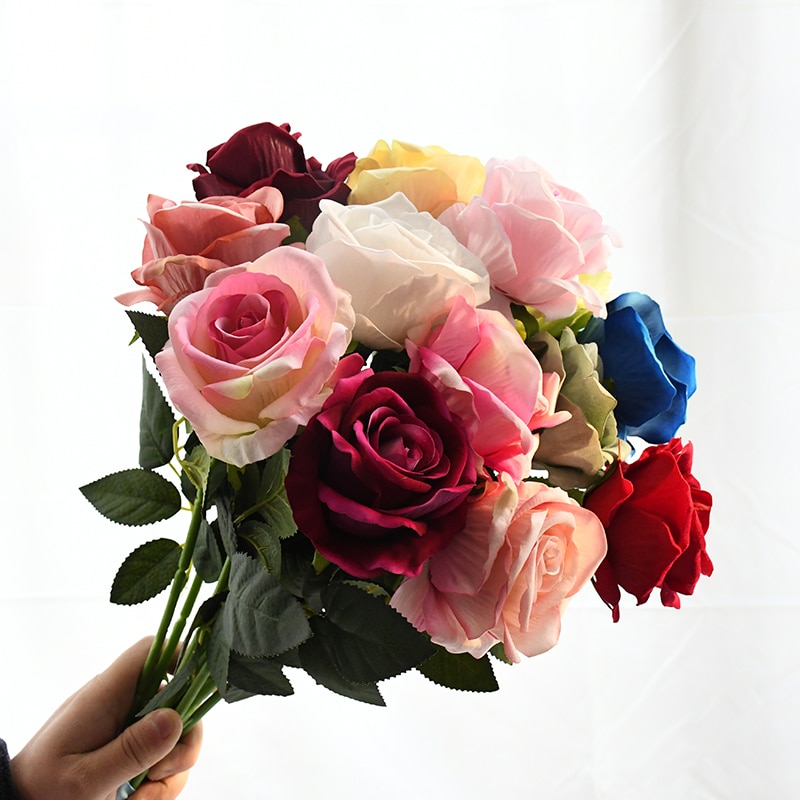 Artificial Rose Flower Decorative Roses Artificial Rose Flower Decorative Roses