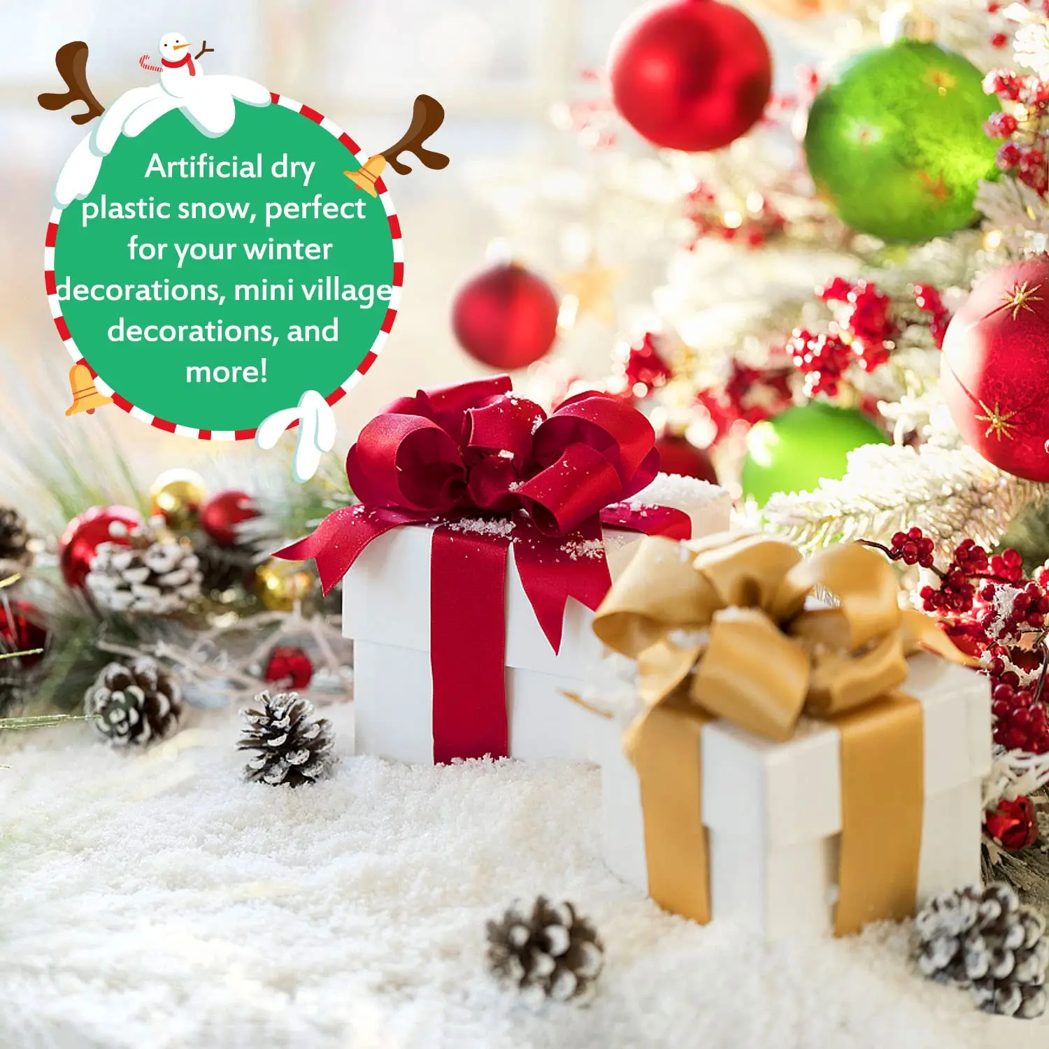 Artificial Snowflakes Fake Snow Decoration