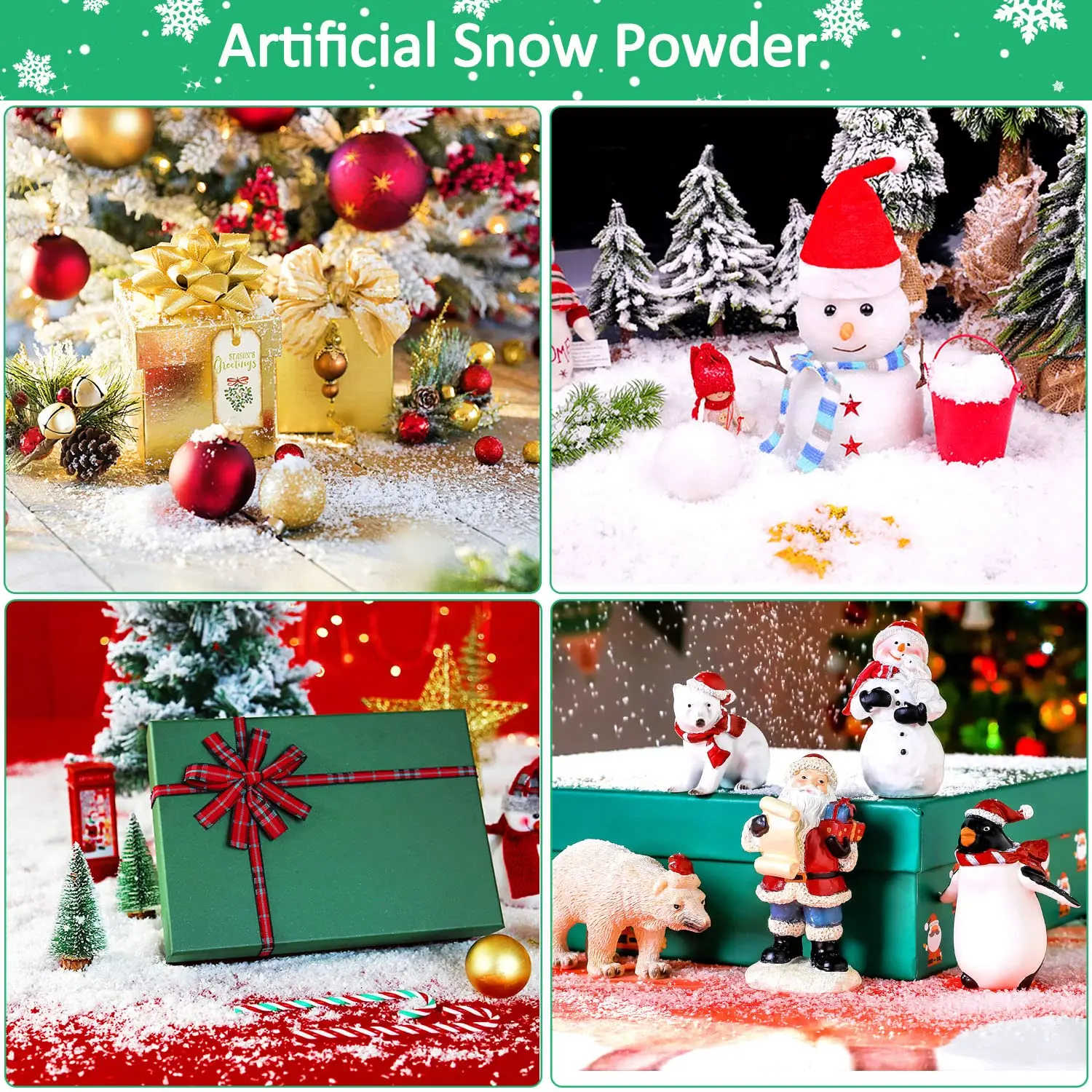 Artificial Snowflakes Fake Snow Decoration