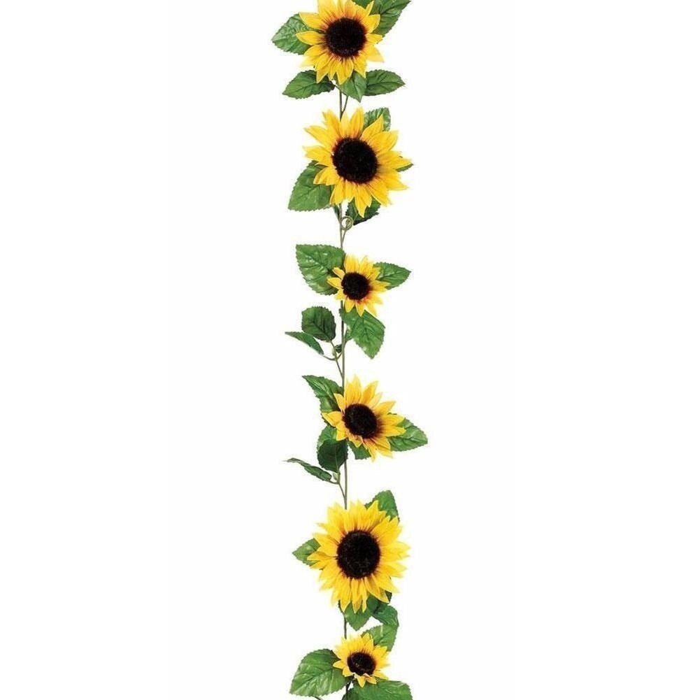 Artificial Sunflower Vine Garland Artificial Sunflower Vine Garland
