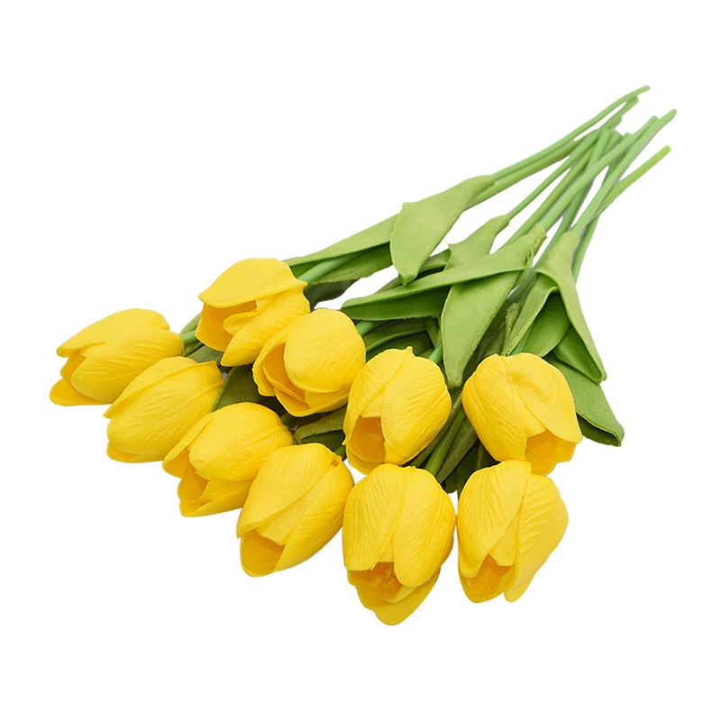 Artificial Tulips Decorative Flowers (10pcs) Artificial Tulips Decorative Flowers (10pcs)