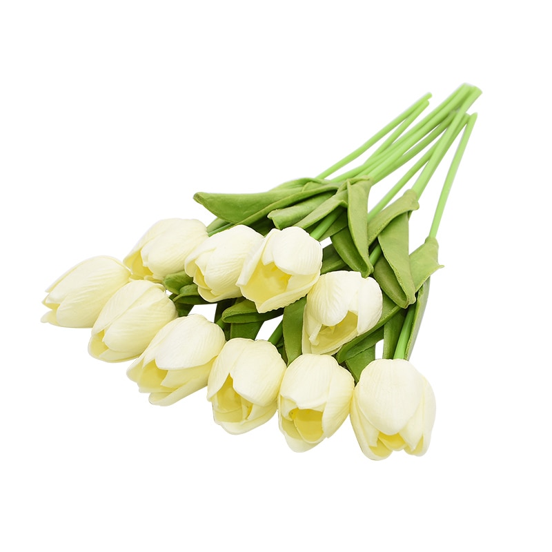 Artificial Tulips Decorative Flowers (10pcs) Artificial Tulips Decorative Flowers (10pcs)