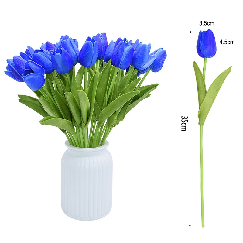 Artificial Tulips Decorative Flowers (10pcs) Artificial Tulips Decorative Flowers (10pcs)
