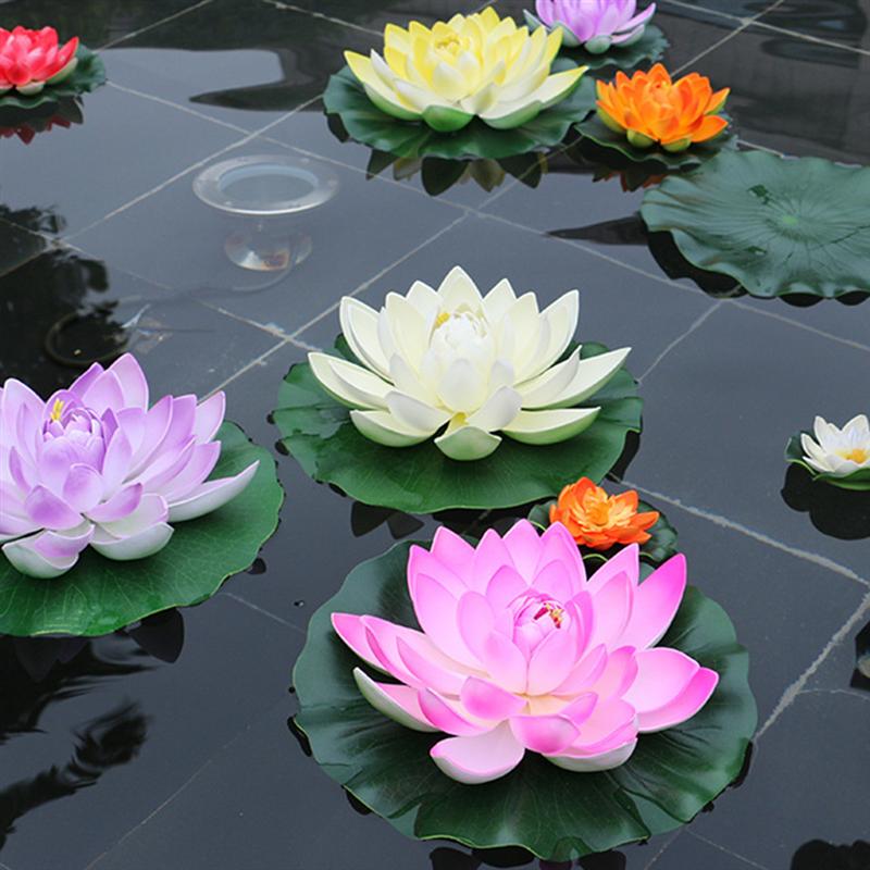 Artificial Water Lilies Pond Decoration (5 Pcs) Artificial Water Lilies Pond Decoration (5 Pcs)