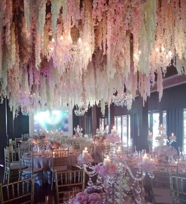 Artificial Wisteria Flowers (100pcs) Artificial Wisteria Flowers (100pcs)