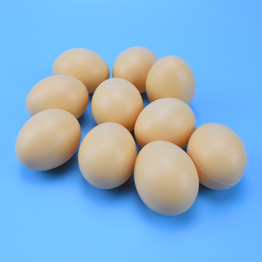 Arts and Crafts Fake Chicken Eggs (10 pcs)