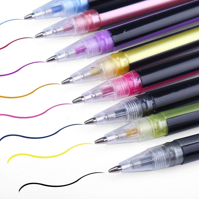 Assorted Coloring Gel Pens (48 Pcs)