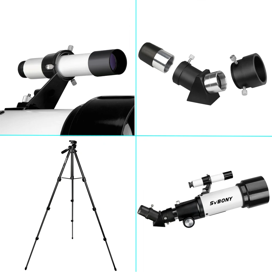 Astronomical Refractor Telescope 400mm Focal Length for Observing Terrestrial and Celestial Astronomical Refractor Telescope 400mm Focal Length for Observing Terrestrial and Celestial