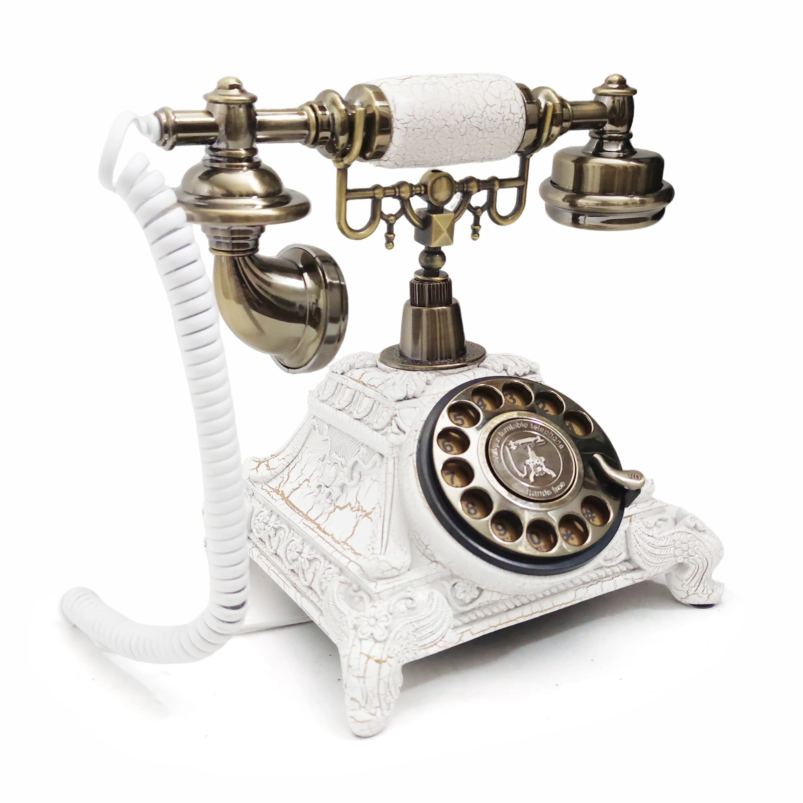 Audio Guest Book Phone Retro Rotary Style Antique Audio Guestbook Phone Message Voice Recorder Vintage Phone For
