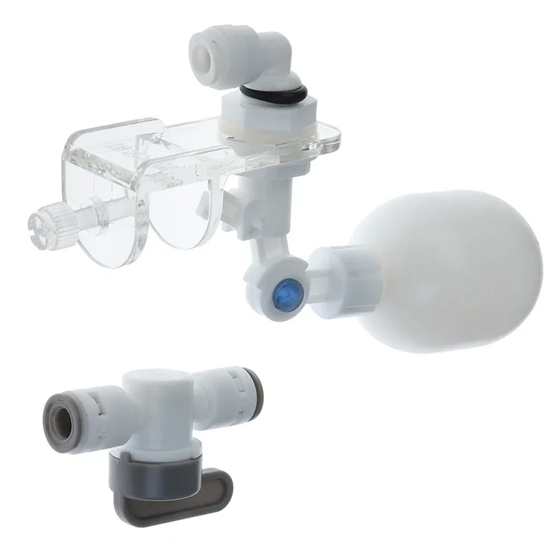 Auto Aquarium Water Changer Kit Power Free Fish Tank Float Ball Valve Type Auto Water Filler Water Level Controller 1/4
