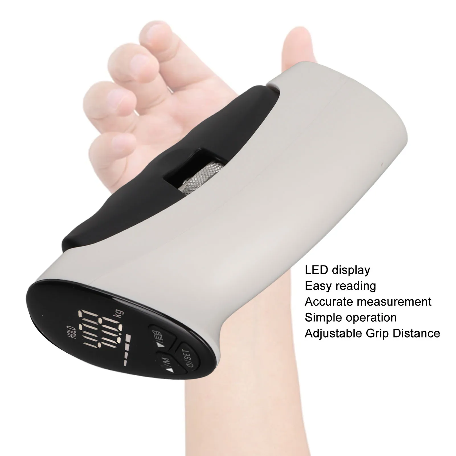 Auto Capturing Electronic Grip Power Strength Trainer Smart Hand Dynamometer Sports Portable Fitness Equipment