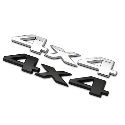 Auto Car 3D Metal Sticker 4WD 4X4 For Honda Civic Accord Fit Subaru Impreza Forester XV Nissan Qashqai Juke Tiida
