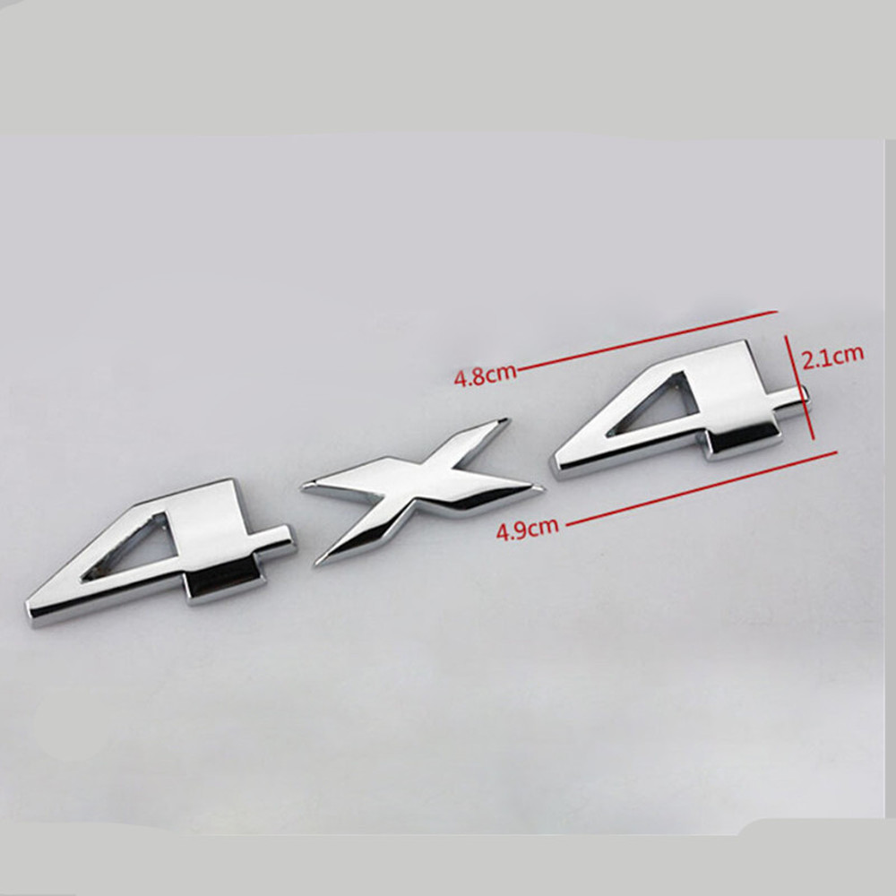 Auto Car 3D Metal Sticker 4WD 4X4 For Honda Civic Accord Fit Subaru Impreza Forester XV Nissan Qashqai Juke Tiida