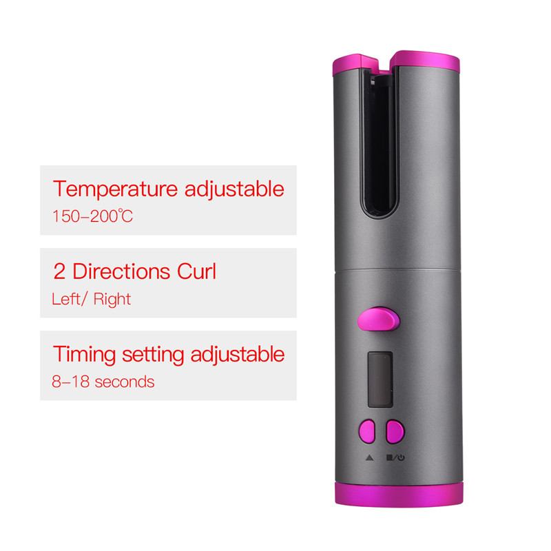 Auto Curler Cordless Hair Curling Iron Auto Curler Cordless Hair Curling Iron