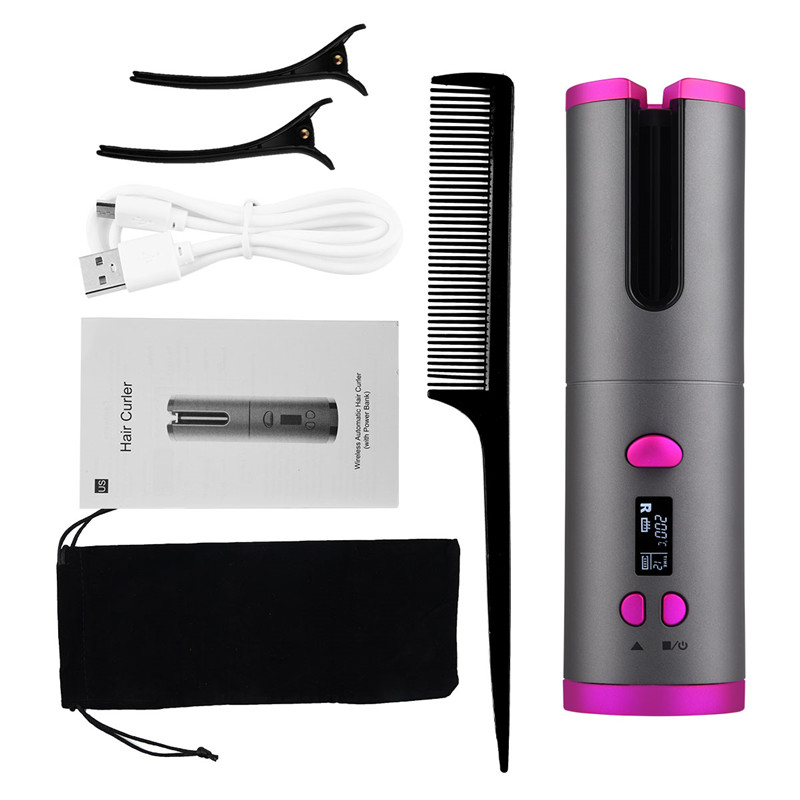 Auto Curler Cordless Hair Curling Iron Auto Curler Cordless Hair Curling Iron