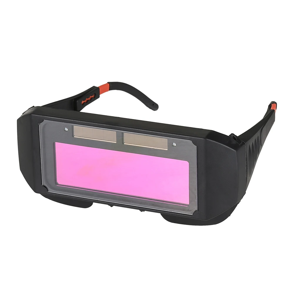 Auto Darkening Welding Helmets Automatic Light Change Auto Darkening Anti- Eyes Shied Goggle Glasses Solar energy Eyes