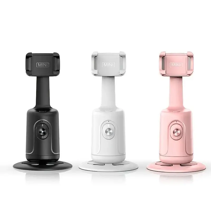 Auto Face Tracking Phone Holder Tripod Stand Smart Selfie Stick 360 Rotation Fast Face & Object Tracking Cameraman