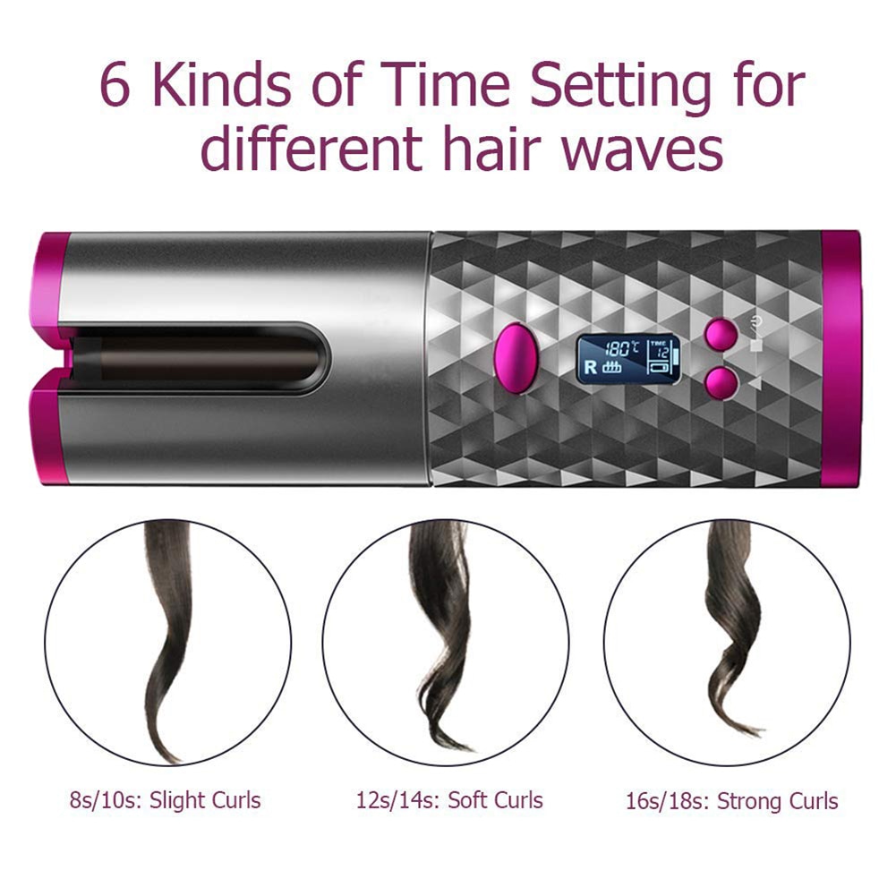 Auto Hair Curler Wireless Curling Iron Auto Hair Curler Wireless Curling Iron