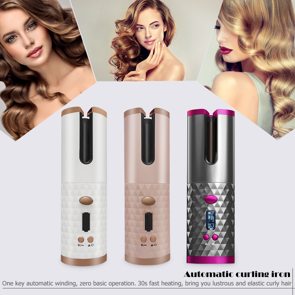 Auto Hair Curler Wireless Curling Iron Auto Hair Curler Wireless Curling Iron