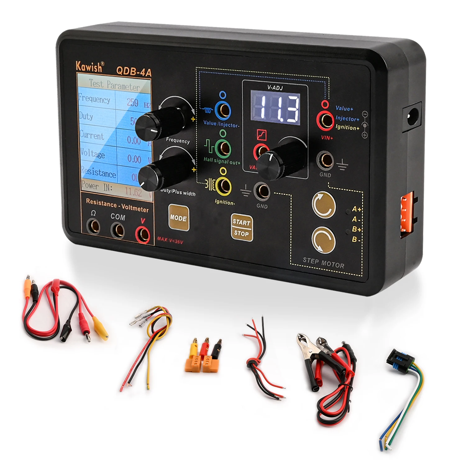 Auto Ignition Coil Test Injector Solenoid Valve Idling Stepper Motor Instrument Tester Fault Detector Drive Simulator Auto Ignition Coil Test Injector Solenoid Valve Idling Stepper Motor Instrument Tester Fault Detector Drive Simulator