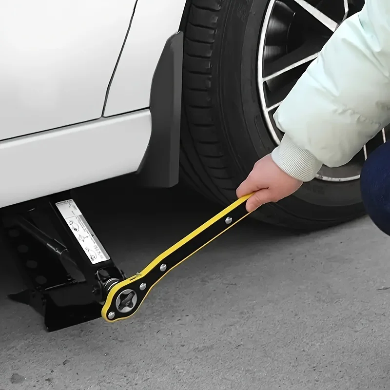 Auto Labor-Saving Jack Ratchet Wrench With Long Handle Jack Ratchet For Scissor Jack Lug Wrench For Tire Jack Auto Labor-Saving Jack Ratchet Wrench With Long Handle Jack Ratchet For Scissor Jack Lug Wrench For Tire Jack