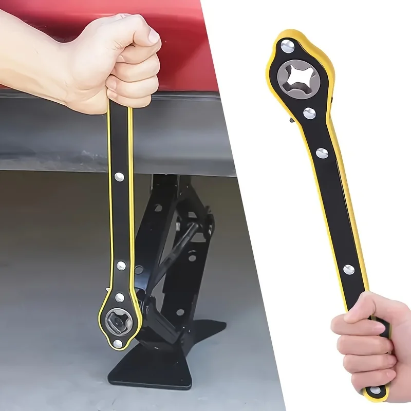 Auto Labor-Saving Jack Ratchet Wrench With Long Handle Jack Ratchet For Scissor Jack Lug Wrench For Tire Jack Auto Labor-Saving Jack Ratchet Wrench With Long Handle Jack Ratchet For Scissor Jack Lug Wrench For Tire Jack