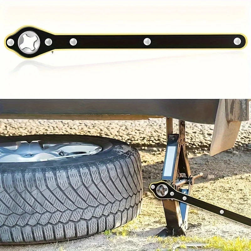 Auto Labor-Saving Jack Ratchet Wrench With Long Handle Jack Ratchet For Scissor Jack Lug Wrench For Tire Jack Auto Labor-Saving Jack Ratchet Wrench With Long Handle Jack Ratchet For Scissor Jack Lug Wrench For Tire Jack