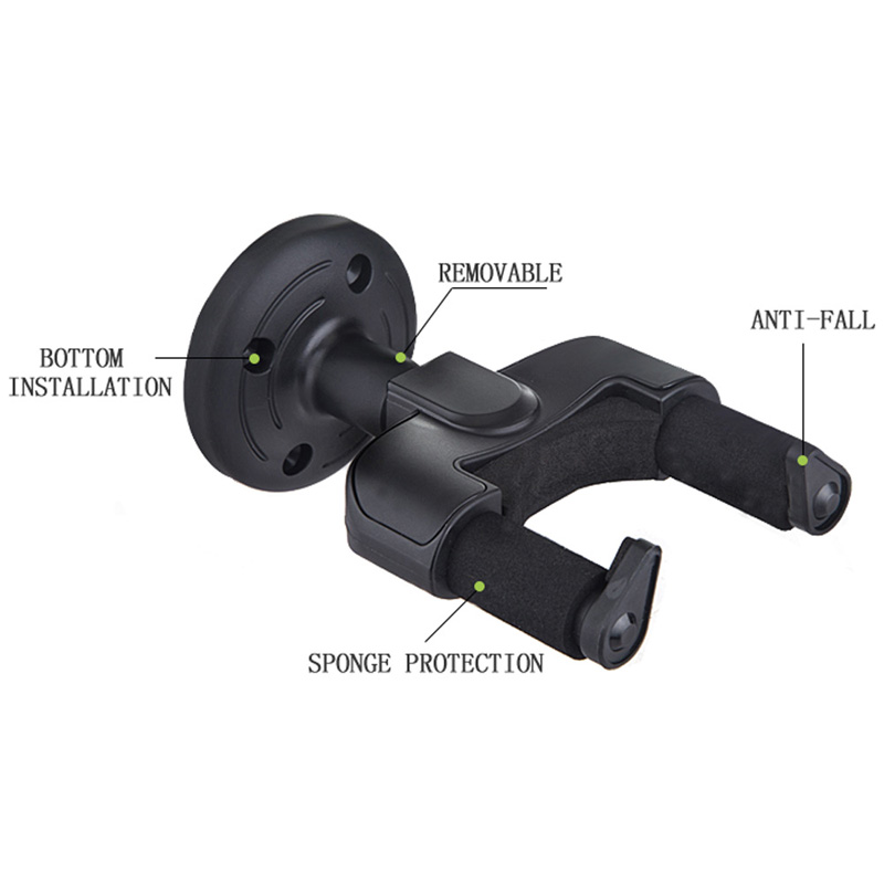 Auto Lock Guitar Hook for Wall