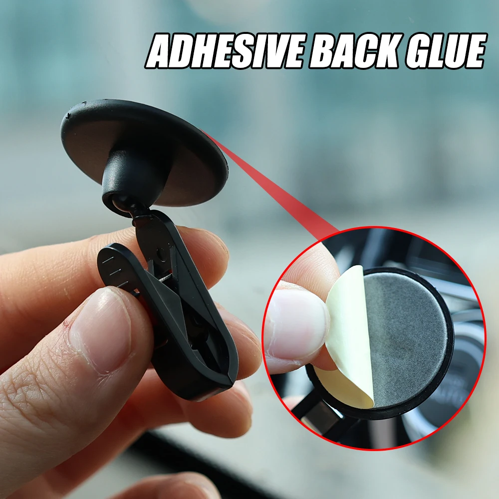 Auto Sticky Card Clip Ticket Holder Windshield Parking Coupon Clips Interior Storage and Organization Automotive