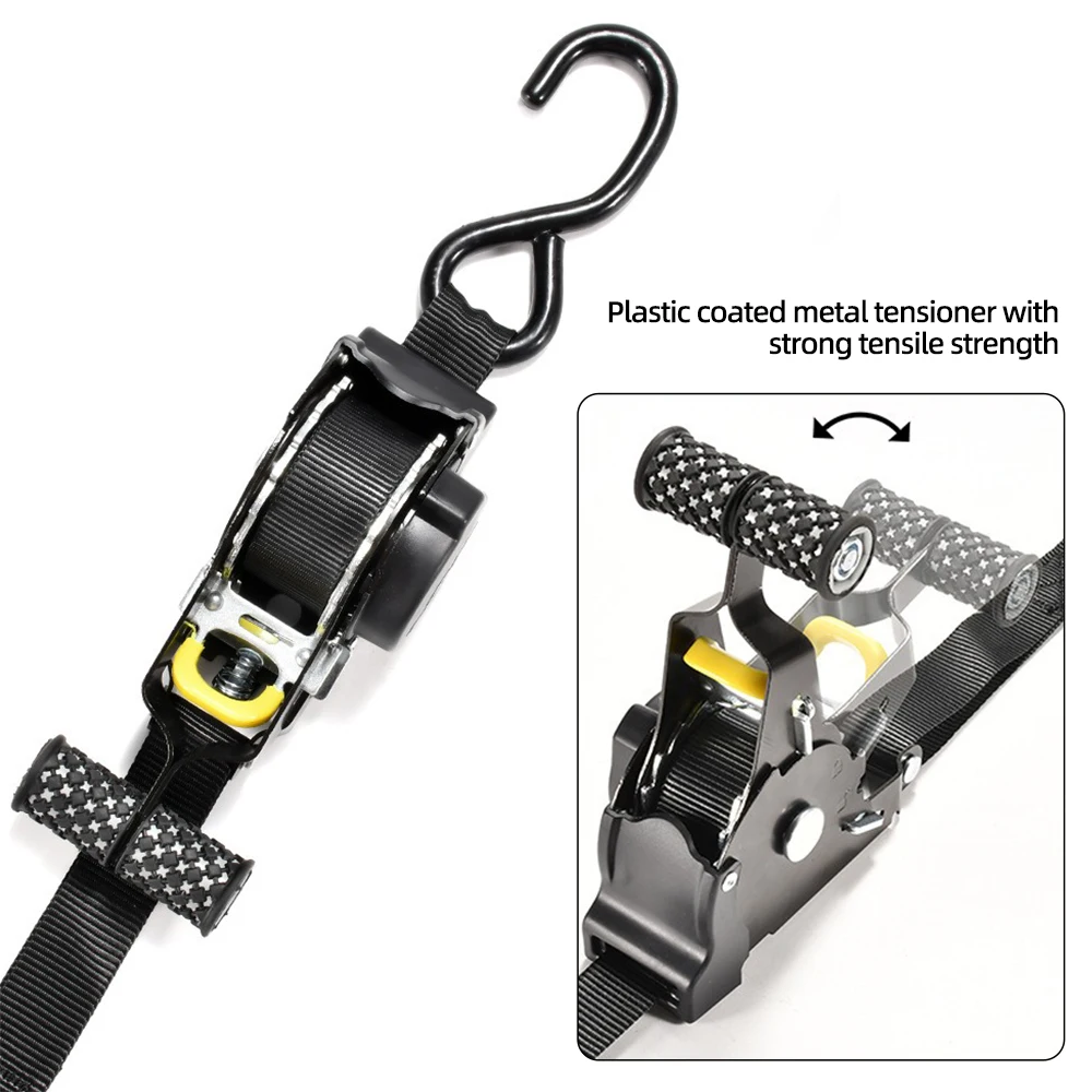 Auto Straps For Cargo Tape Retractable Belts For Load Luggage Strap Ratchet Tensioner Belt For Motorcycles Ratchet Auto Straps For Cargo Tape Retractable Belts For Load Luggage Strap Ratchet Tensioner Belt For Motorcycles Ratchet