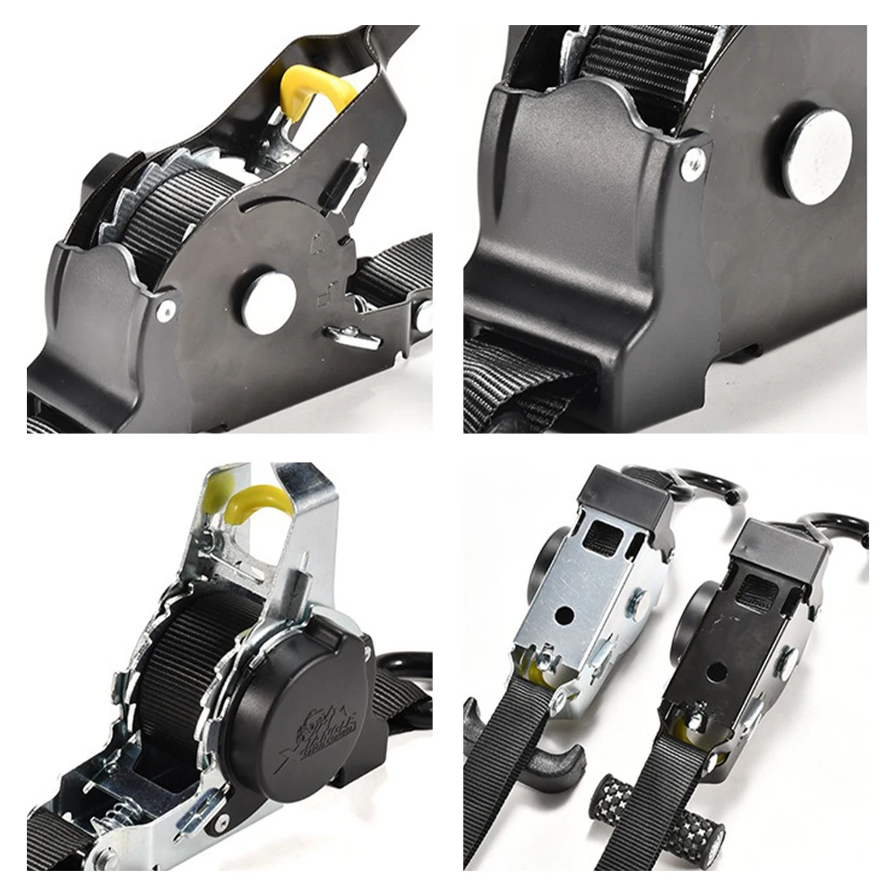 Auto Straps For Cargo Tape Retractable Belts For Load Luggage Strap Ratchet Tensioner Belt For Motorcycles Ratchet Auto Straps For Cargo Tape Retractable Belts For Load Luggage Strap Ratchet Tensioner Belt For Motorcycles Ratchet