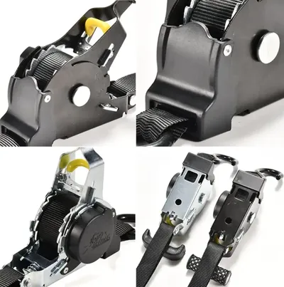 Auto Straps For Cargo Tape Retractable Belts For Motorcycles Ratchet Strap For Load Luggage Strap Ratchet Tensioner