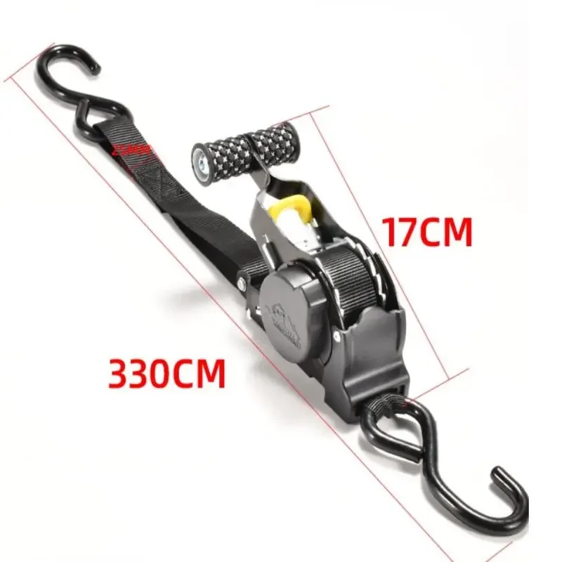 Auto Straps For Cargo Tape Retractable Belts For Motorcycles Ratchet Strap For Load Luggage Strap Ratchet Tensioner