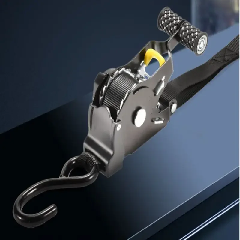 Auto Straps For Cargo Tape Retractable Belts For Motorcycles Ratchet Strap For Load Luggage Strap Ratchet Tensioner