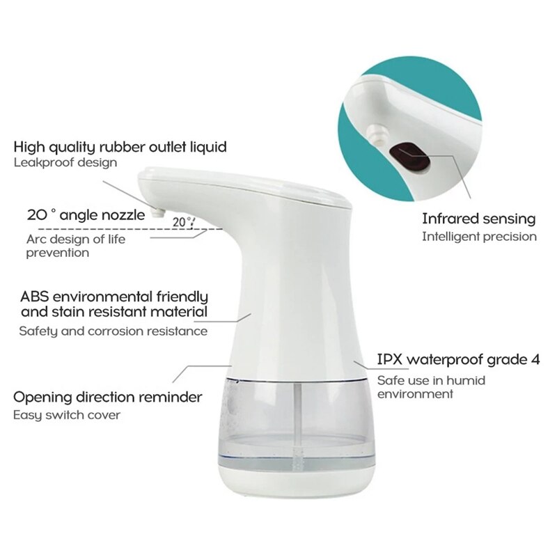 Automatic Alcohol Dispenser 360ml Bottle