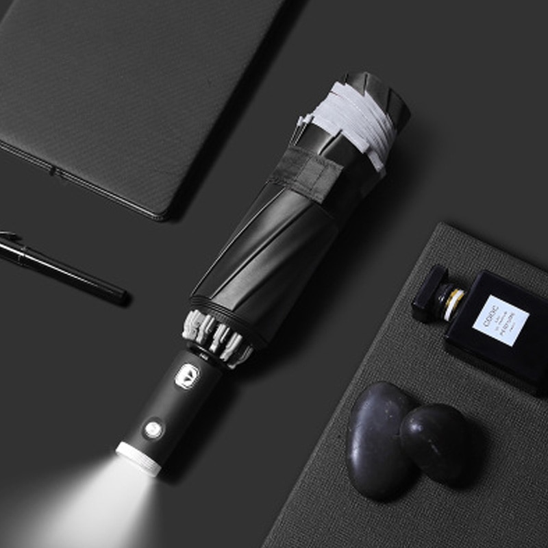 Automatic and Foldable Umbrella Flashlight Automatic and Foldable Umbrella Flashlight