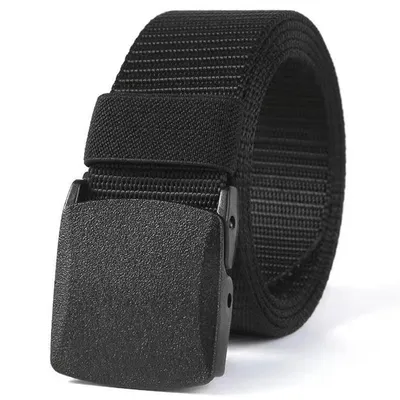 Automatic Buckle Nylon Male Army Tactical Belt Mens Military Waist Canvas Belts High Quality Strap
