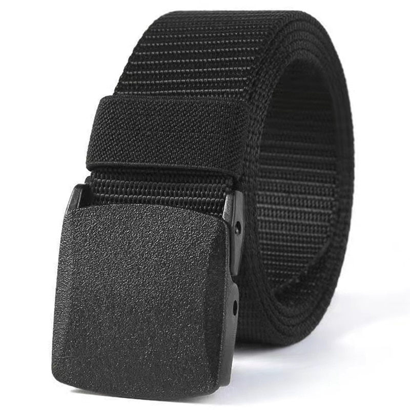 Automatic Buckle Nylon Male Army Tactical Belt Mens Military Waist Canvas Belts High Quality Strap