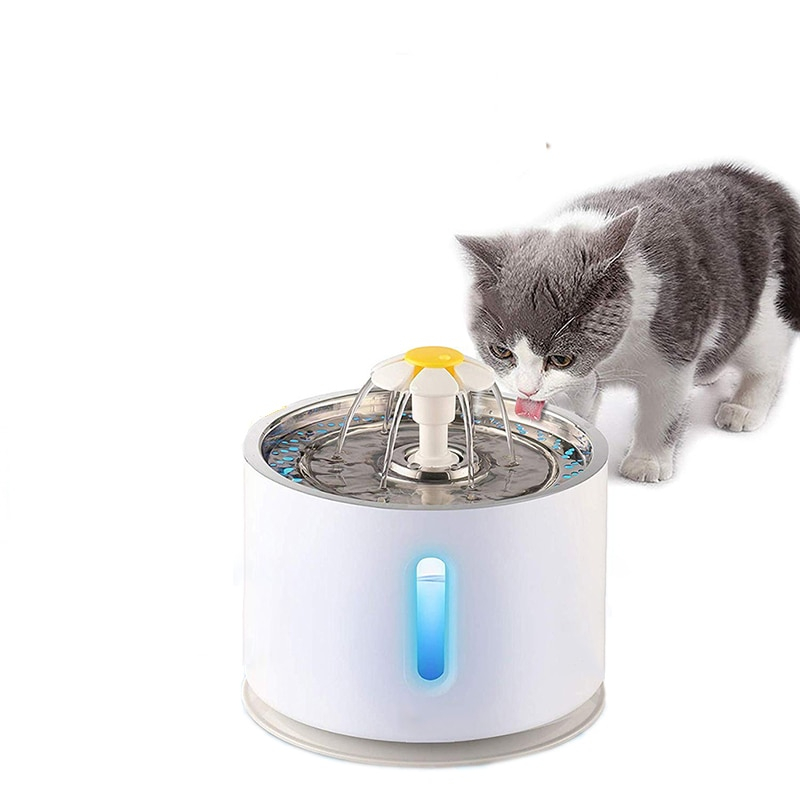Automatic Cat Flower Fountain with 5 Filters Automatic Cat Flower Fountain with 5 Filters